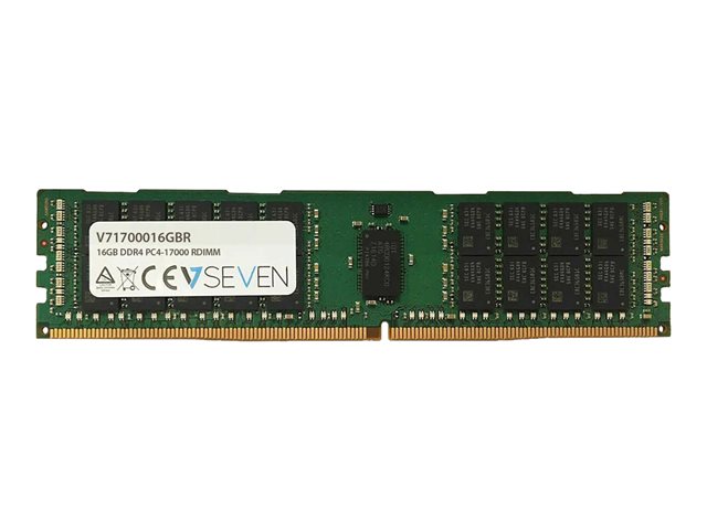 Image of V7 - DDR4 - module - 16 GB - DIMM 288-pin - 2133 MHz / PC4-17000 - registered