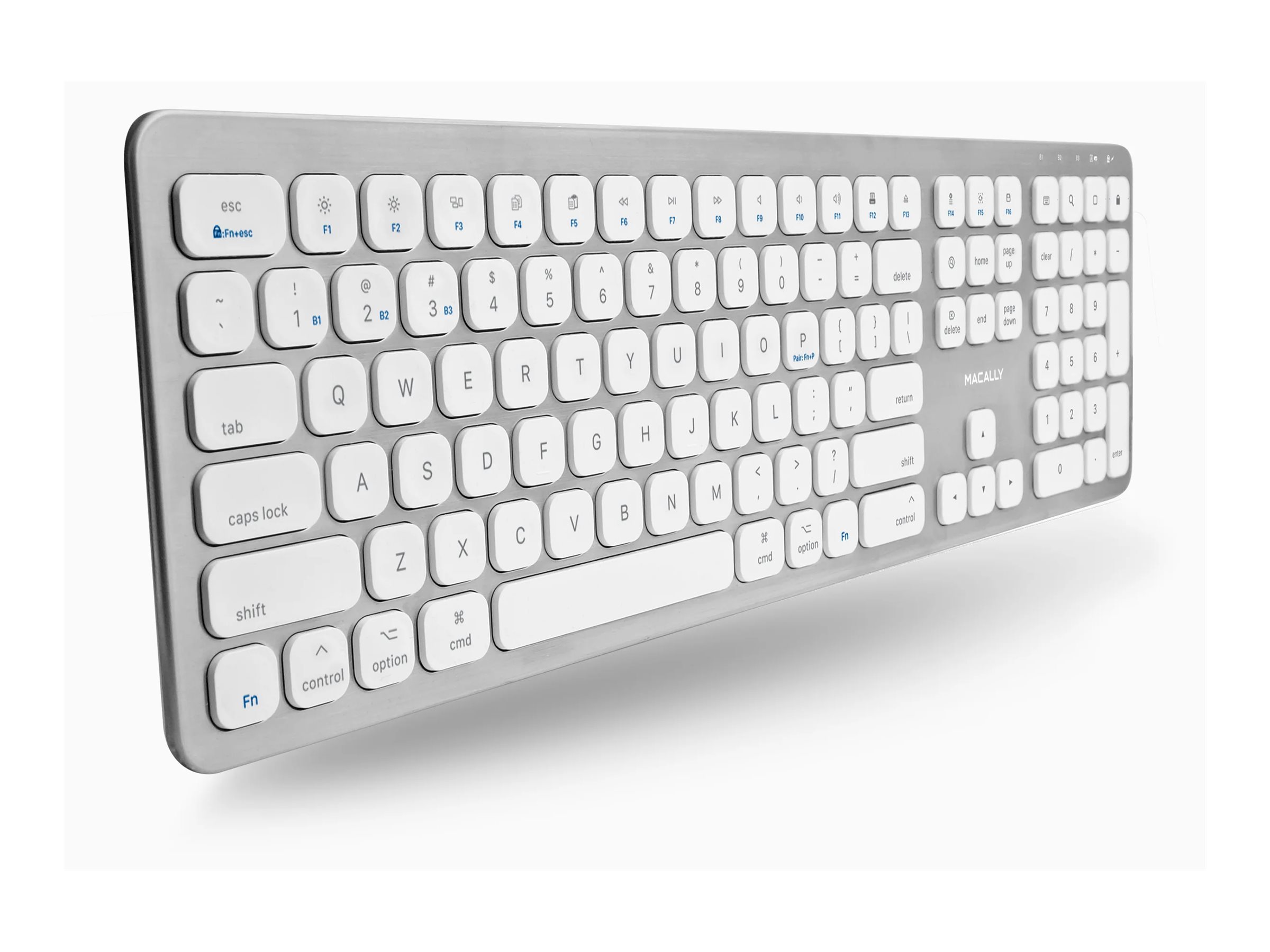 Macally - Keyboard - aluminum