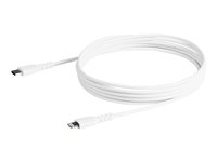 StarTech .com Câble USB-C vers Lightning bLANC Robuste 2 m