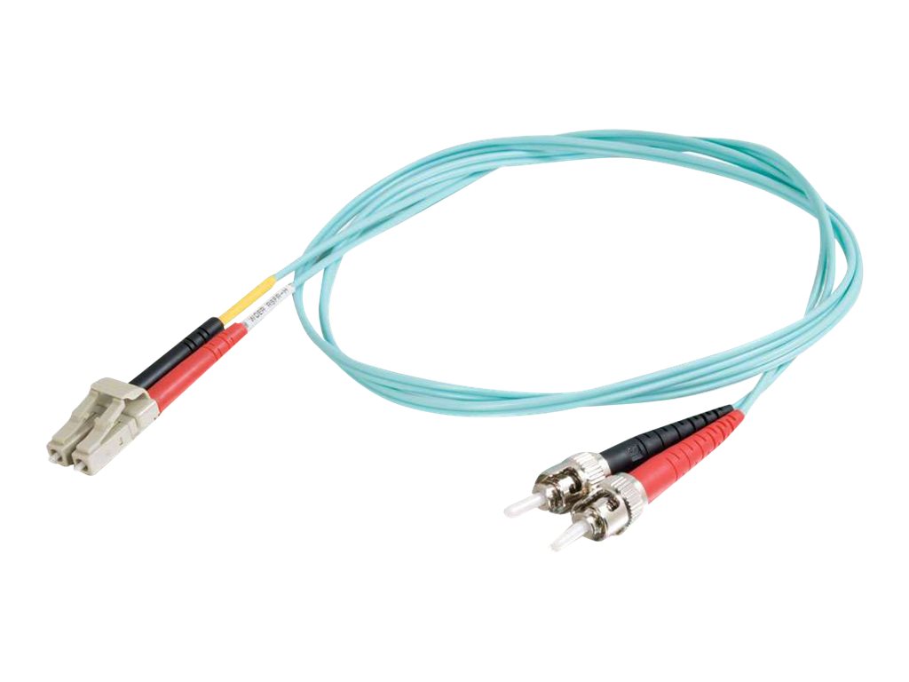 C2G LC-ST 10Gb 50/125 OM3 Duplex Multimode PVC Fiber Optic Cable (LSZH) - síťový kabel - 2 m - 2 m - vodě - barva