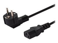 SAVIO CL-146 Strømkabel 3m Sort