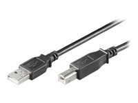 MicroConnect USB 2.0 USB-kabel 30cm Sort