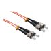Axiom ST-ST Multimode Duplex OM1 62.5/125 Fiber Optic Cable