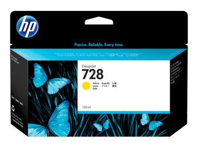 HP 728 130-ml Yellow F9J65A