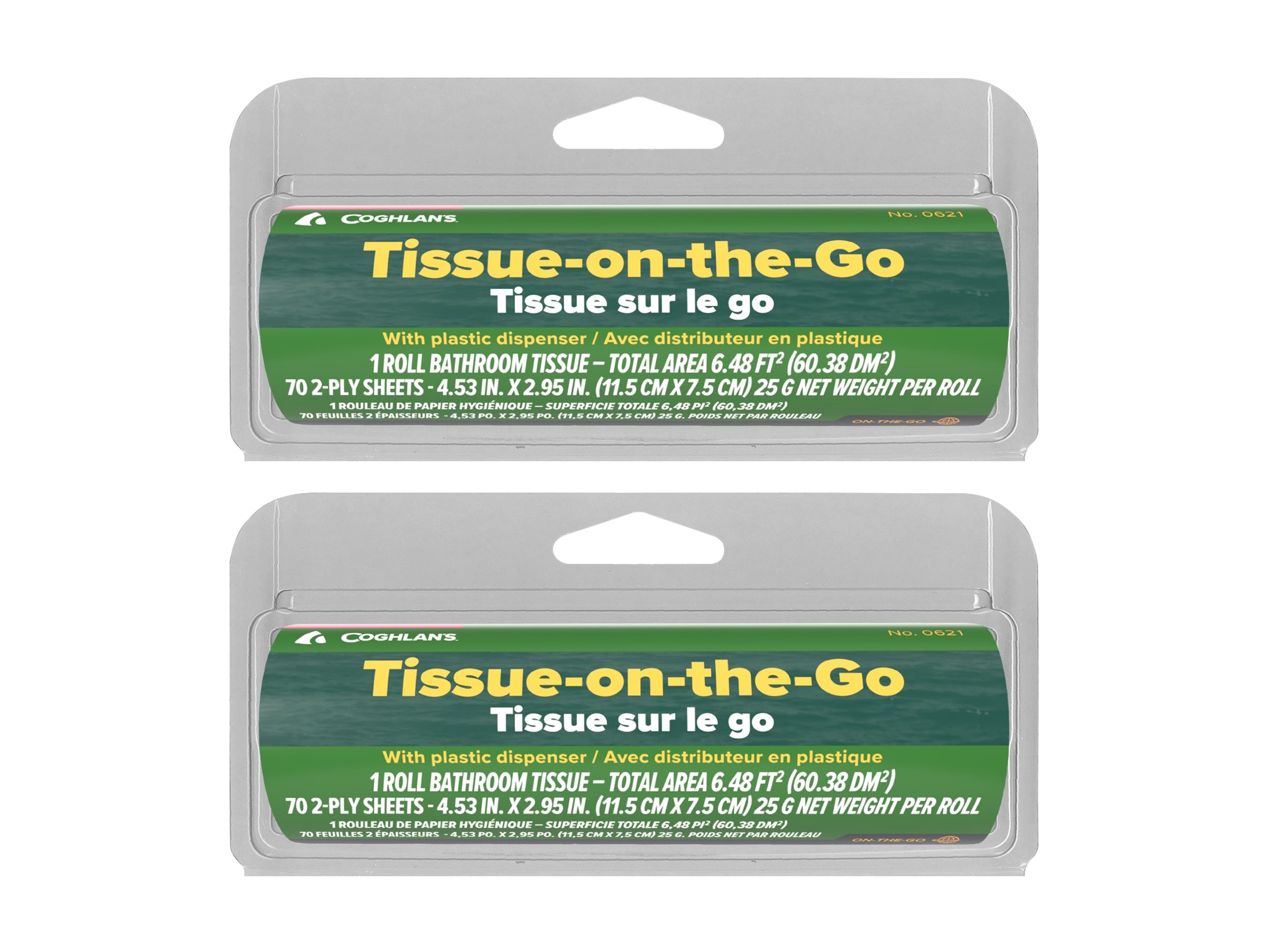 Coghlan's Tissue-on-the-Go Toilet Tissue - 2 pack