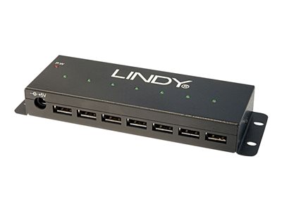 LINDY USB 2.0 Metall Hub 7 Port - 42794