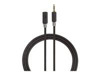 Nedis Forlængerkabel til audio Sort 3m
