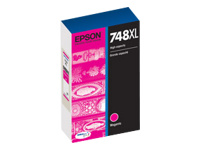 Epson 748XL - High Capacity - magenta - original - ink cartridge - for WorkForce Pro WF-6090, WF-6530, WF-6590, WF-8090, WF-8090 D3TWC, WF-8590, WF-8590 D3TWFC