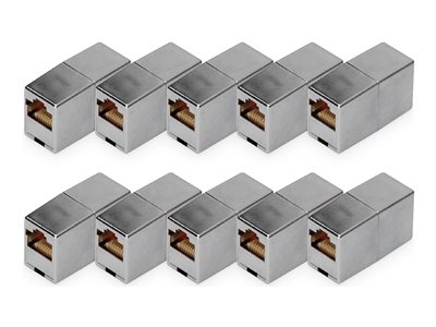 DIGITUS Modular Kupplung RJ45 CAT 5e, Klasse D, 10 Stück