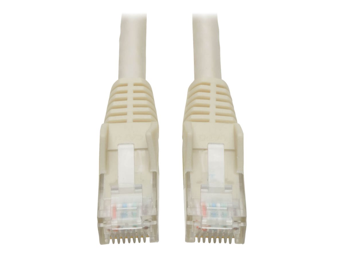 Eaton Tripp Lite Series Cat6 Gigabit Snagless Molded (UTP) Ethernet Cable (RJ45 M/M), PoE, White, 4 ft. (1.22 m)