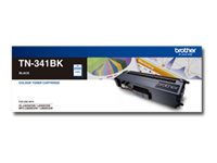 Brother TN341BK black original toner Product shot Front 76350