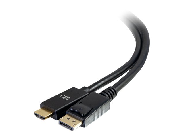 C2G 6ft DisplayPort Male to HDMI Male Passive Adapter Cable - 4K 30Hz - video adaptér - DisplayPort / HDMI - 1.8 m – foto 4