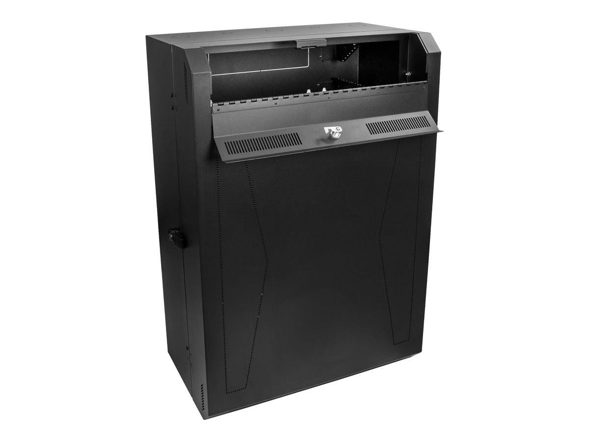 StarTech.com 8U 19" Vertical Wall Mount Server Rack Cabinet, Low Profile (15"), 30" Deep Locking Network Enclosure with 2U for Switch Patch Panel Router Mounting IT/Data Cabinet Assembled - 19 Inch Wallmount Rack (RK830WALVS) - rozvaděčová skříň - 8U – foto 2