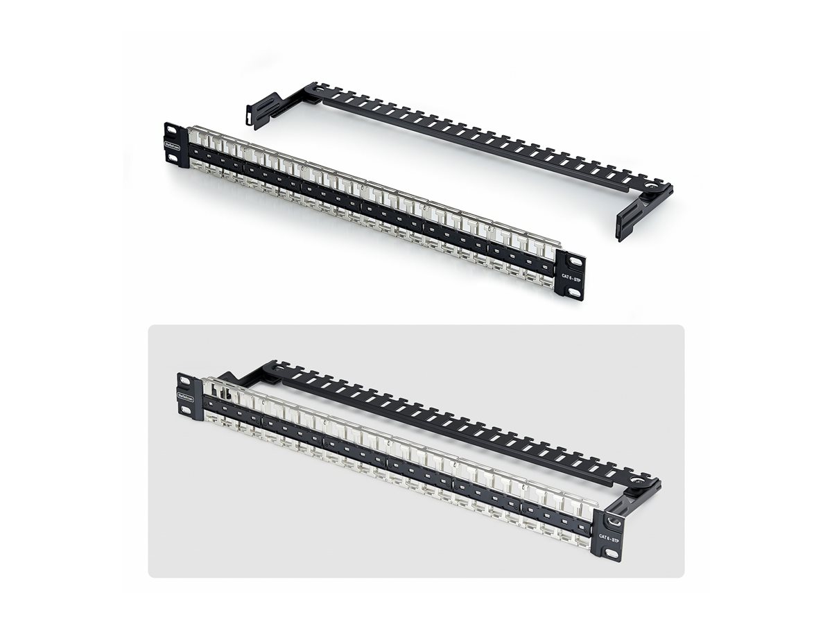 48 Port 1U Blank Keystone Patch Panel – foto 2