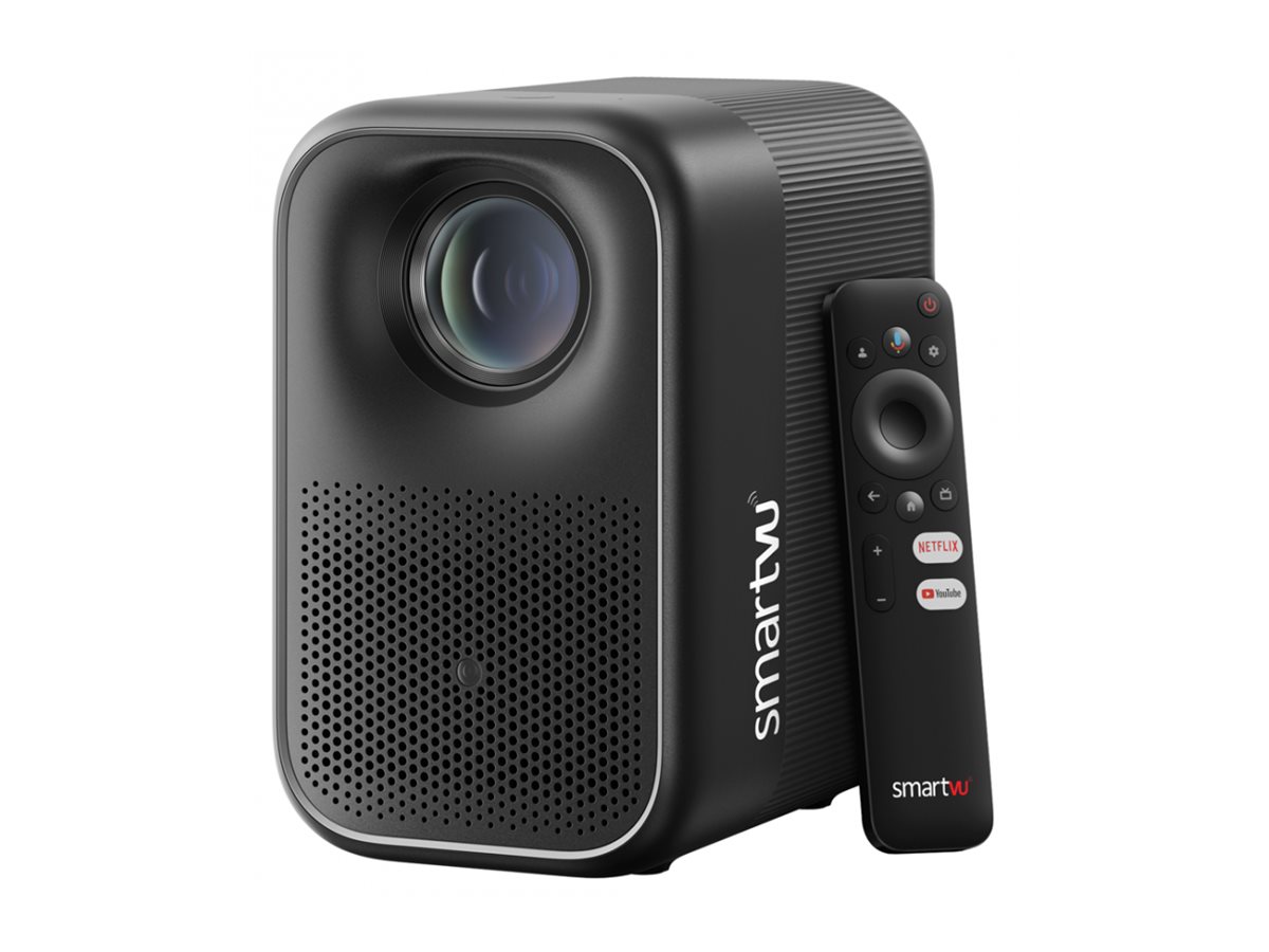 SmartVU SVPRO1 DLP projector portable Google Product shot Back 78850