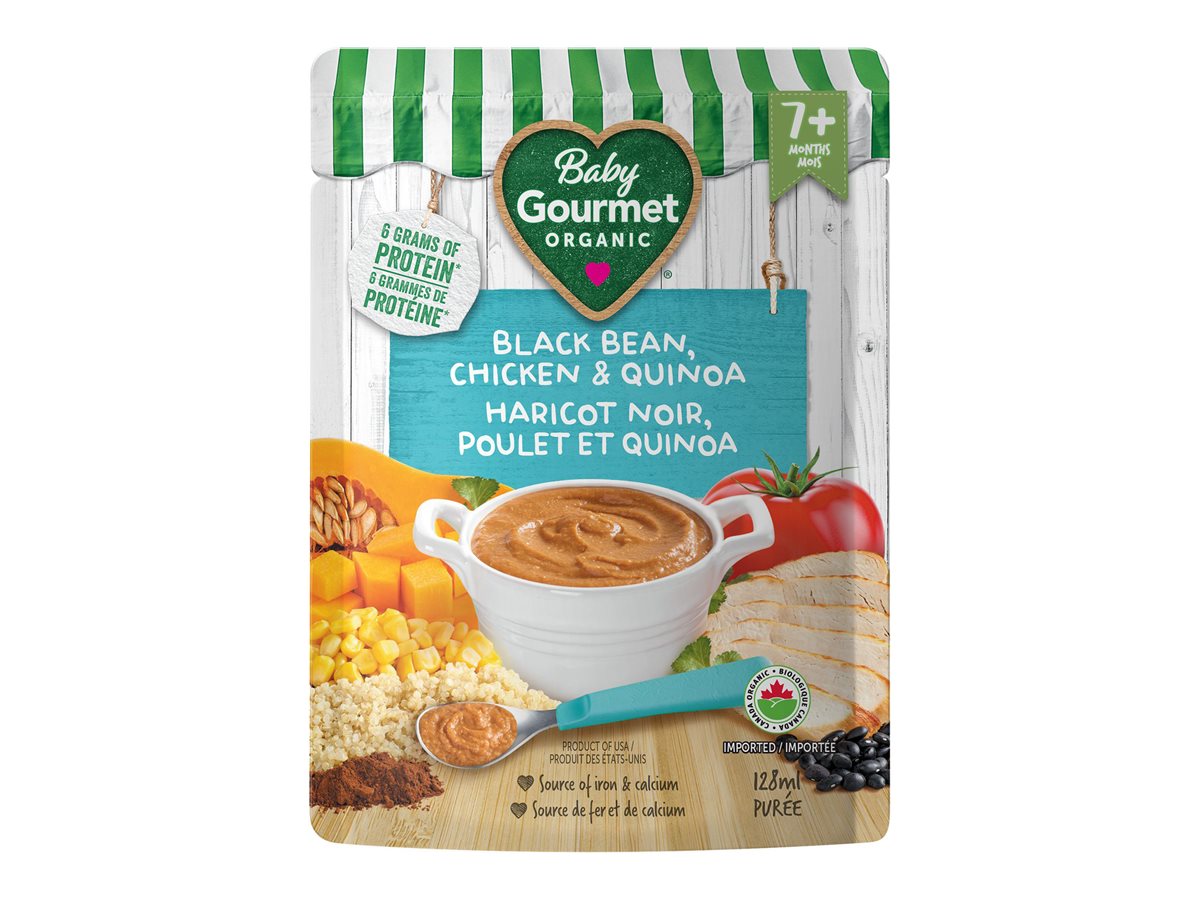 Baby Gourmet Meals Black Bean Chicken & Quinoa - 128ml