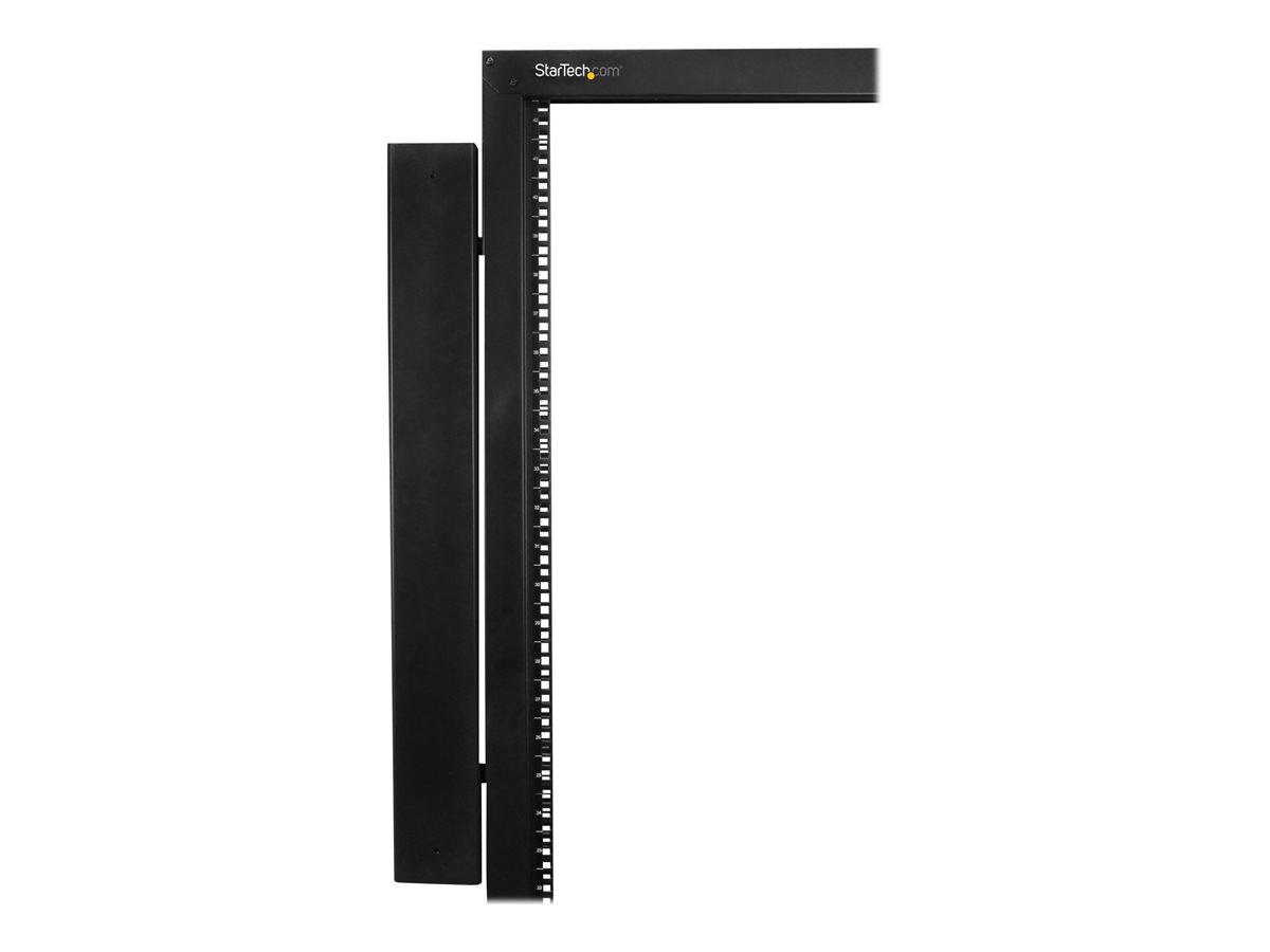 StarTech.com Vertical Cable Organizer with Finger Ducts - Vertical Cable Management Panel - Rack-Mount Cable Raceway - 0U - 6 ft. (CMVER40UF) - kabelový organizér - 40U – foto 3