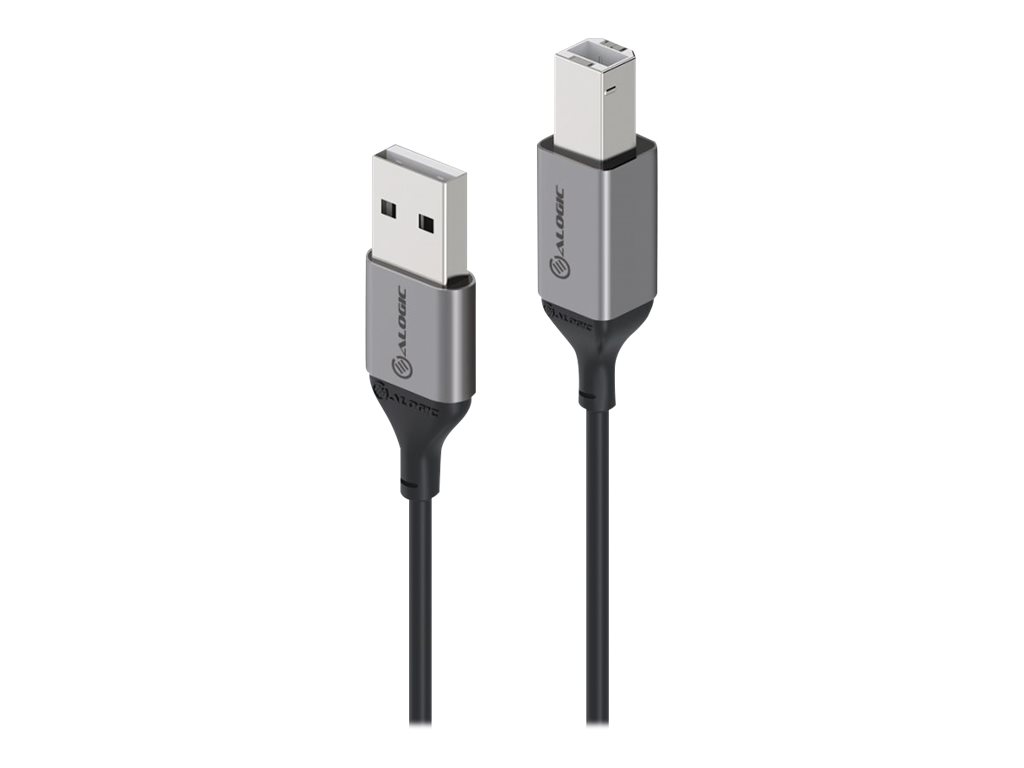 ALOGIC Ultra USB cable USB to USB Type B 5 Product shot Top 78750