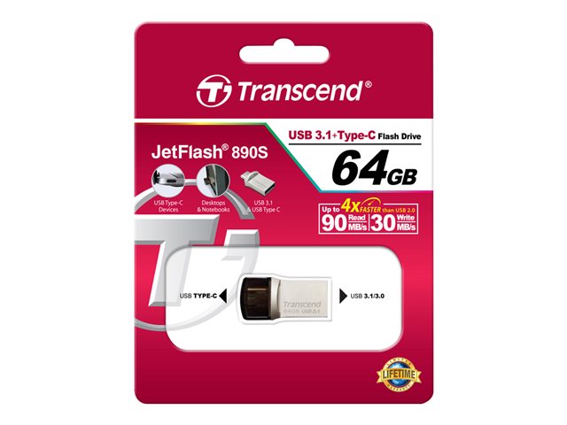 TRANSCEND 64Go Clé USB3.1 Gen 1