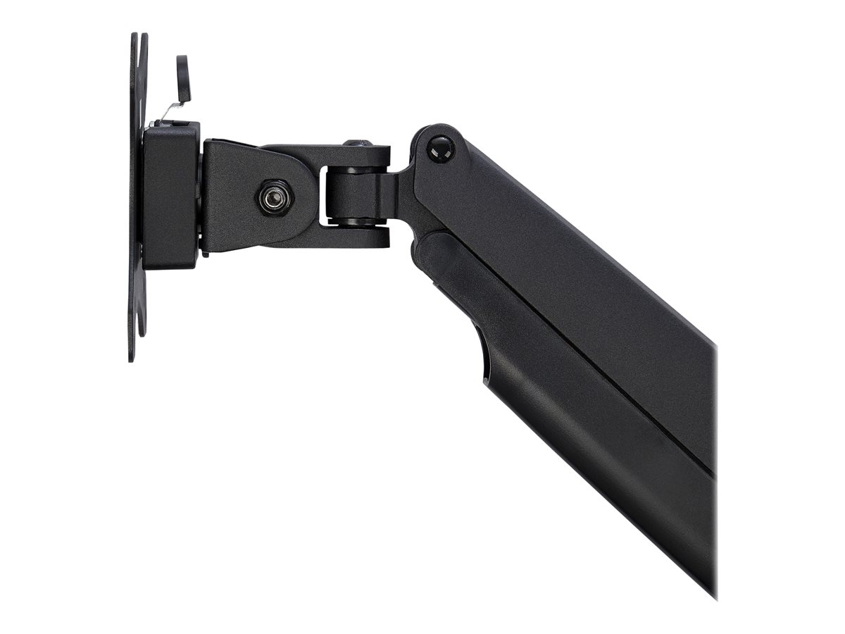 StarTech.com Desk Mount Monitor Arm, Heavy Duty Ergonomic VESA Monitor Arm, Single Display up to 9kg, Full Motion, Height Adjustable, Articulating, Aluminum, C-Clamp/Grommet, Black - Small Footprint Design (ARMPIVOTHDB) montážní sada - nastavitelné rameno - pro Displej LCD - černá – foto 11