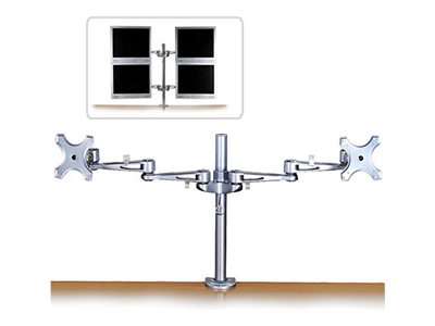 Double bras pour 2 écrans LCD