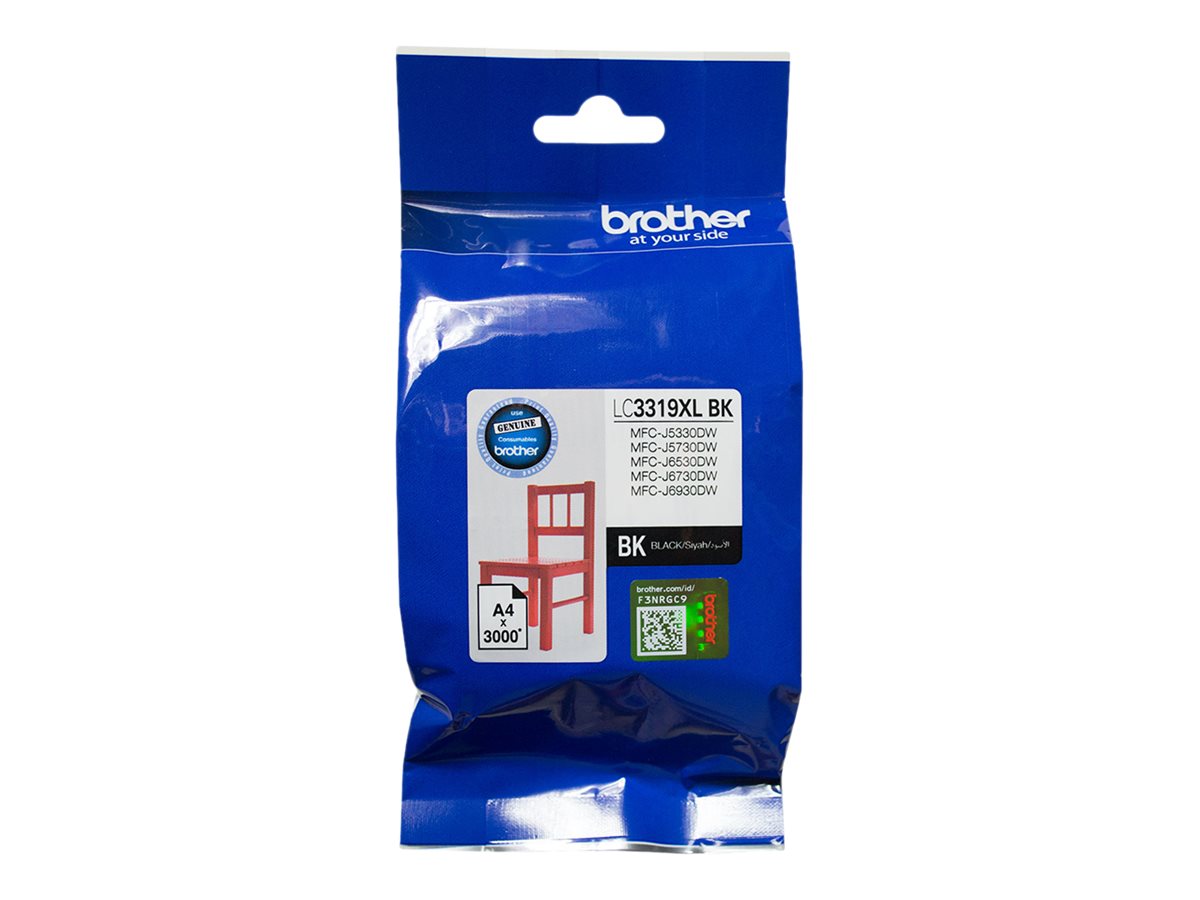 Brother LC black original ink Package view Front 80520