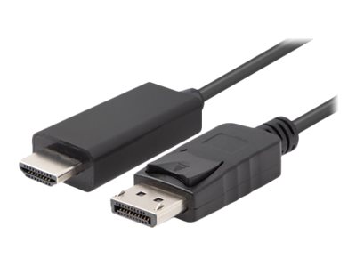 Lanberg Videoadapterkabel DisplayPort / HDMI 3m Sort