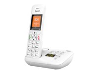 Gigaset E390A Trådløs telefon Ingen nummervisning Hvid