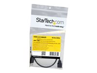 StarTech 0.5m 20in Slim USB 3.0 A to Micro B Cable M/M - Mobile Charge Sync USB 3.0 Micro B Cable for Smartphones and Tablets