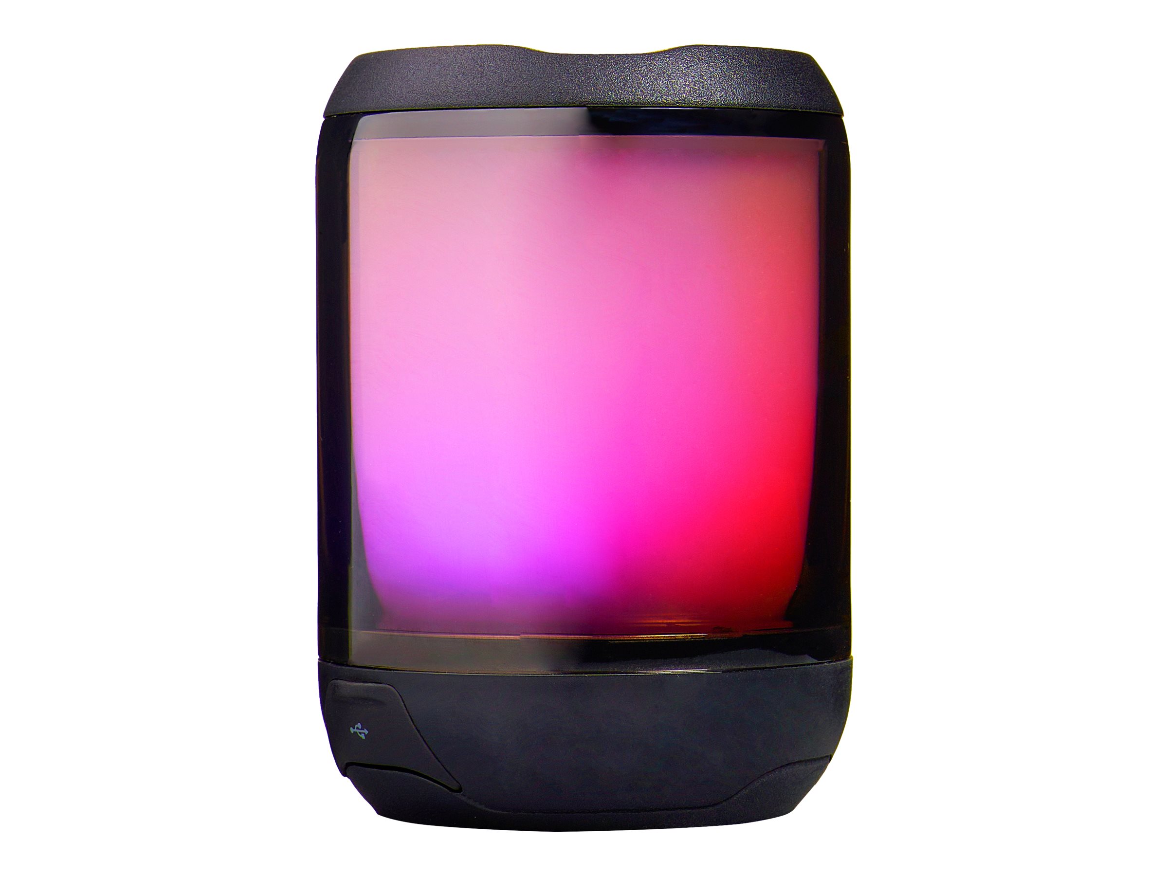 iHome Play Mini Rechargeable Colour-Changing Waterproof Bluetooth Speaker - Black - iBT800B