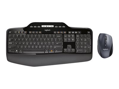 Logitech Wireless Desktop MK710 - Keyboard and mouse set - wireless - 2.4 GHz - UK