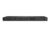 Splitter HDMI 18G avec Audio & Downscaling, 4 Ports
