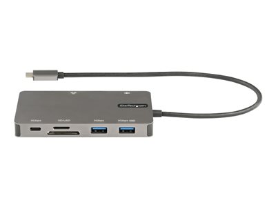 StarTech.com 4-Port USB-C Hub with 100W Power Delivery Pass-Through - 2X  USB-A + 2X USB-C - 5Gbps - 1ft (30cm) Long Cable - Portable USB Type-C to