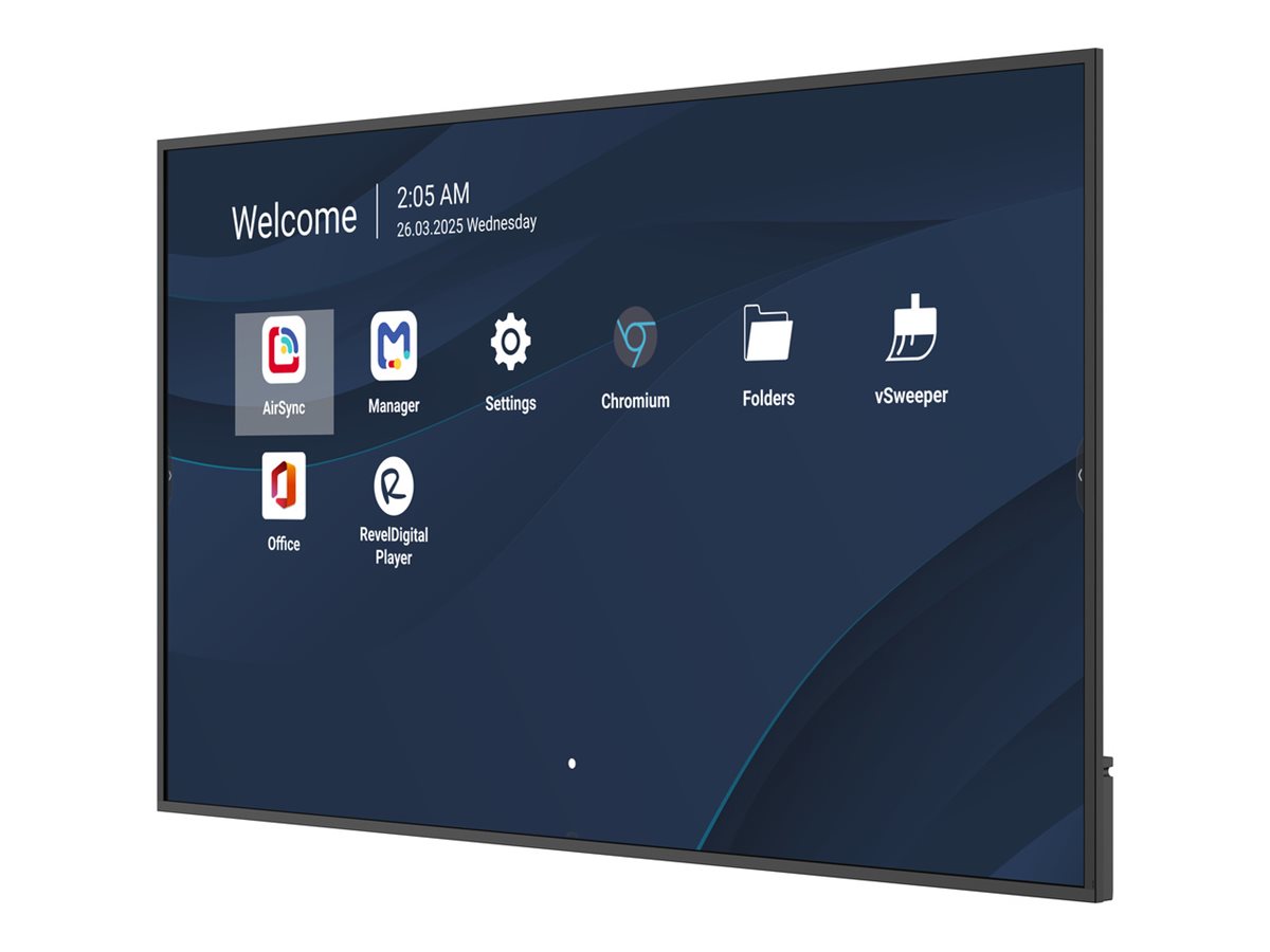 ViewSonic CDE7514-2C 75" 4K Ultra HD Signage-Display Schwarz