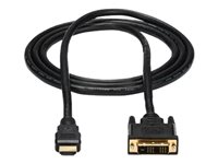 Startech 6ft (1.8m) HDMI to DVI Cable, DVI-D to HDMI Display Cable (1920x1200p), Black, 19 Pin HDMI Male to DVI-D Male Cable 
