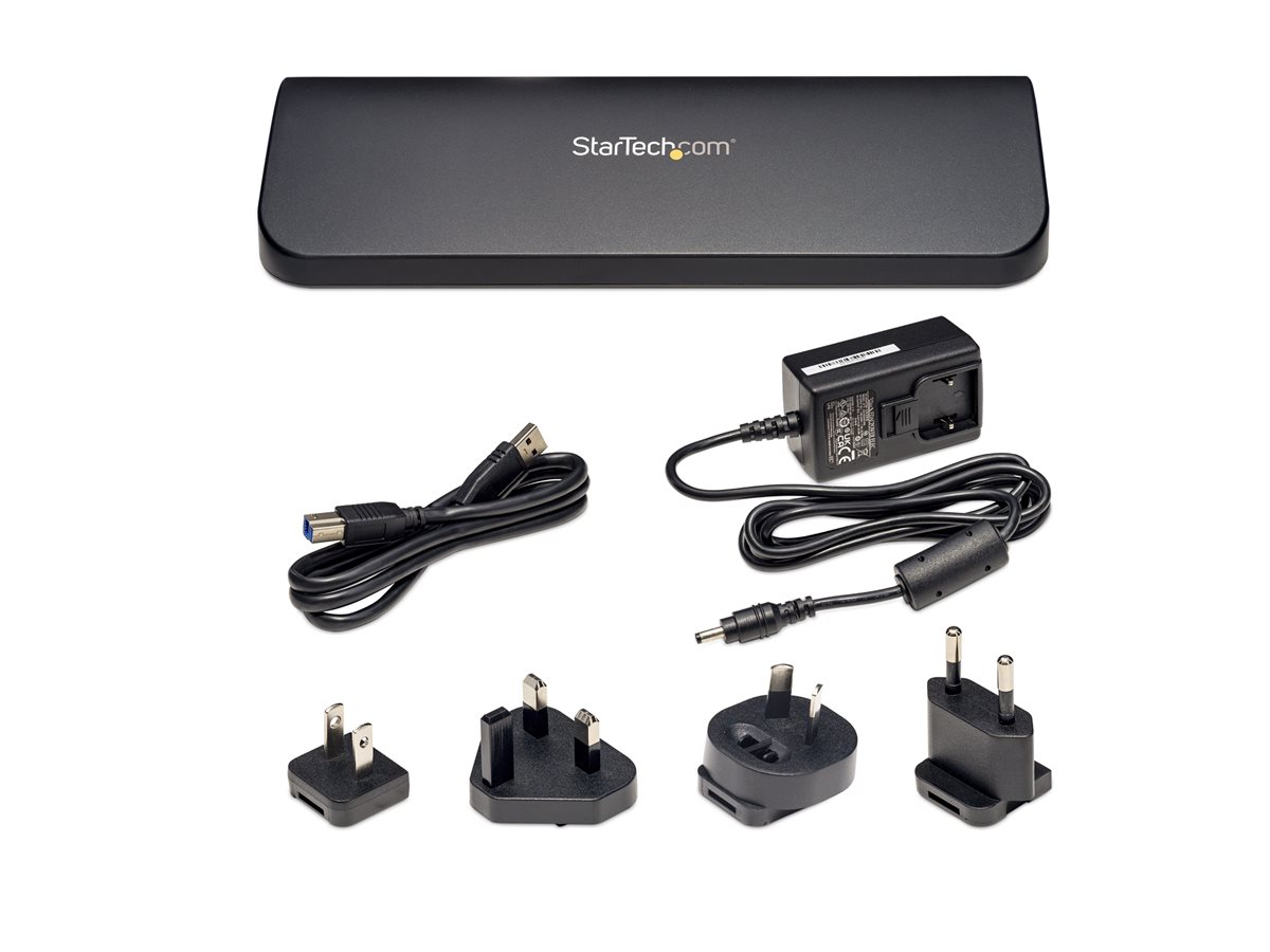 StarTech.com USB 3.0 Docking Station with HDMI and DVI/VGA - Dual Monitor - Universal Laptop Dock - Mac and Windows Compatible (USB3SDOCKHDV) - dokovací stanice - USB - VGA, HDMI - 10Mb LAN – foto 4