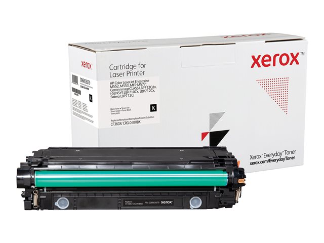 Image of Everyday - High Yield - black - compatible - toner cartridge (alternative for: Canon CRG-040HBK, HP CF360X)