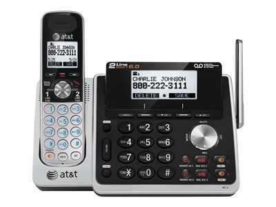 AT&T TL88102 Cordless phone answering system with caller ID/call waiting DECT 6.0 