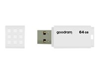GOODRAM UME2 64GB USB 2.0 Hvid