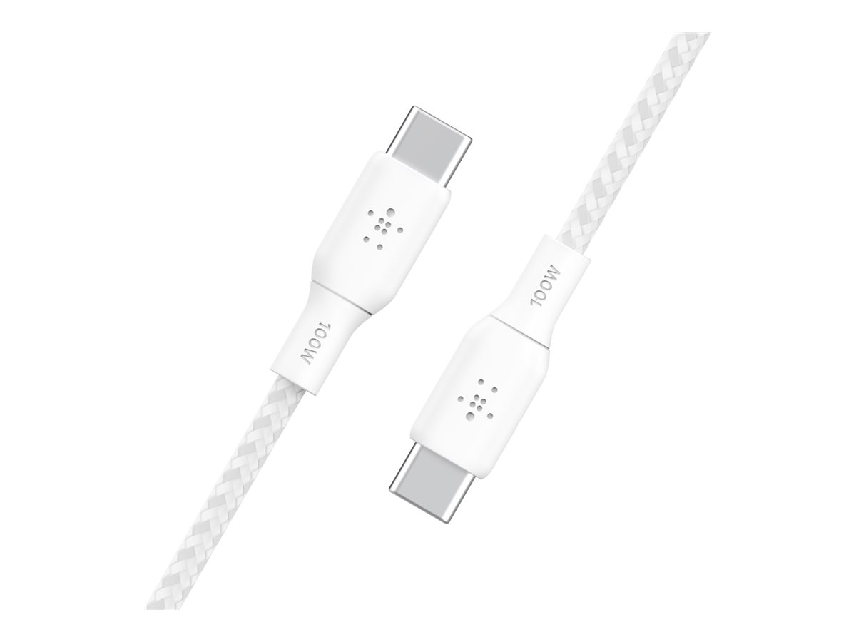 Belkin Câble Boost Charge USB-C (Blanc) - 2.0 m - CAB014bt2MWH