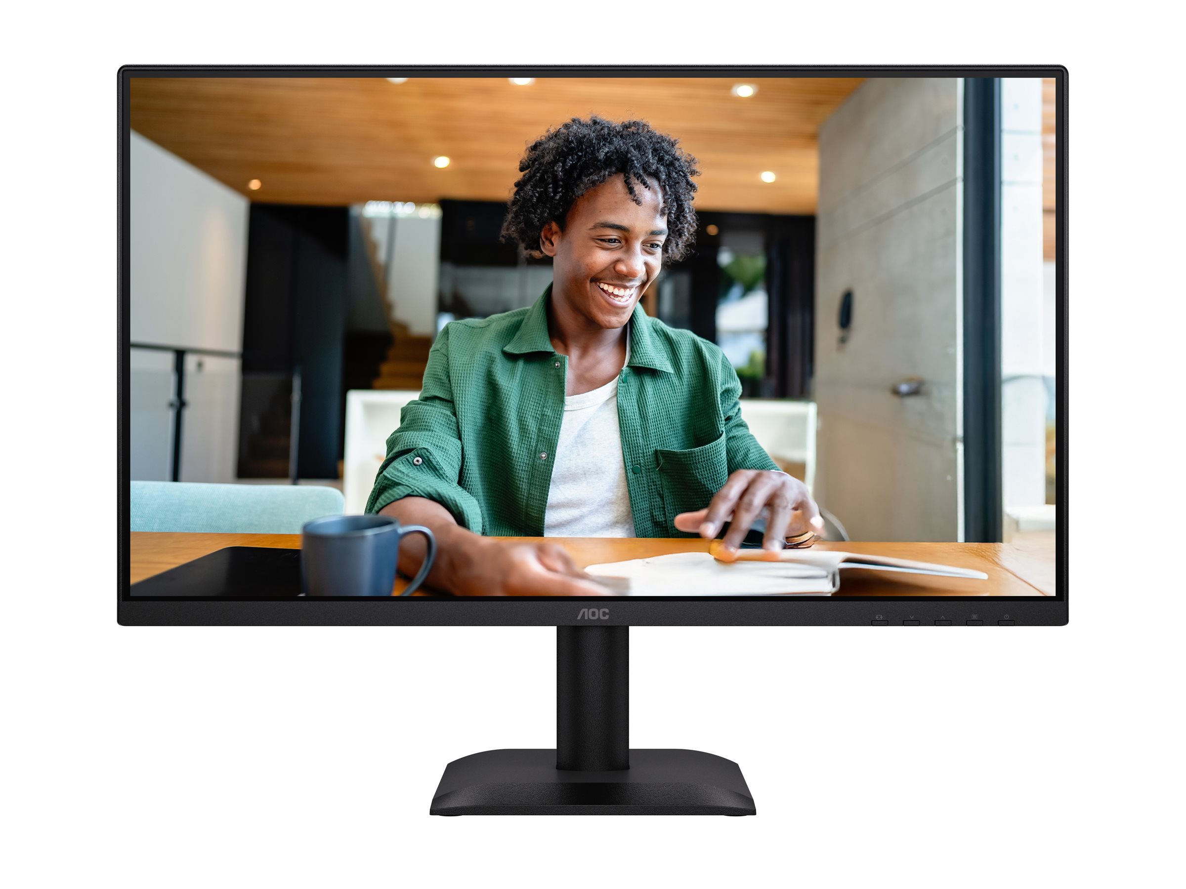 AOC Essential-line 24E40L E40 Series LED monitor 24 Product shot Bottom 75700