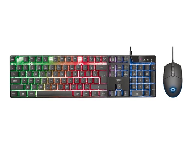 Trust Gaming GXT 838 Azor - keyboard and mouse set - UK - black