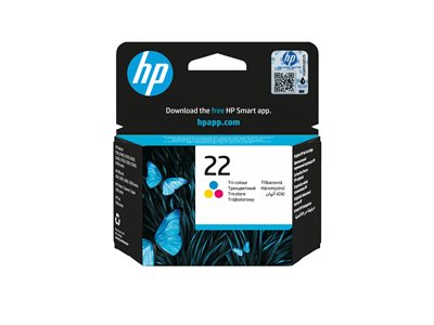 HP 22 original ink cartridge tri-colour