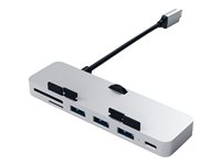 Satechi Aluminum Type-C Clamp Hub Pro Hub 4 porte USB