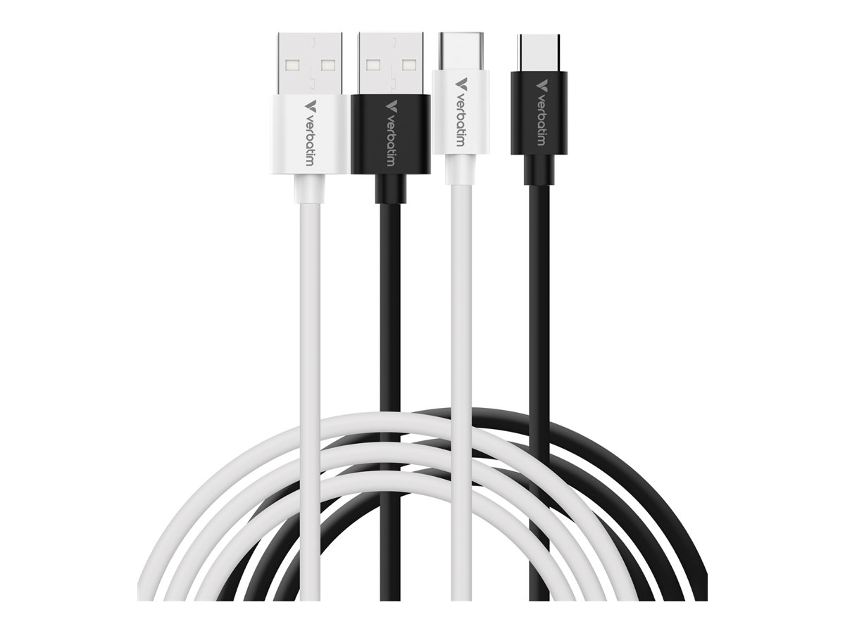 Verbatim Sync and Charge USB-C cable USB to USB-C 1 Product shot Front 79800