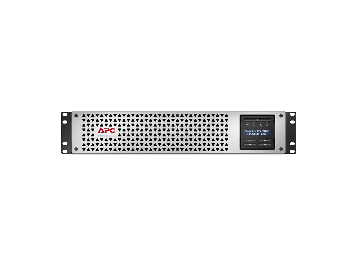 APC Smart-UPS Lithium Ion - UPS - interaktivní linka, 8x IEC C13, 1x IEC C19, SmartConnect+SmartSlot, AVR, LCD, s kartou pro správu sítě - 2700 Watt - 3000 VA – foto 2
