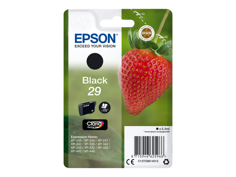 EPSON 4LB Cartridge Fraise Black w/s