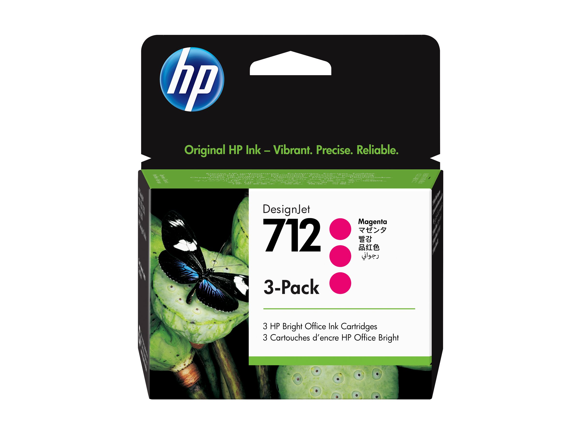 HP 712 - black - original - DesignJet - ink cartridge