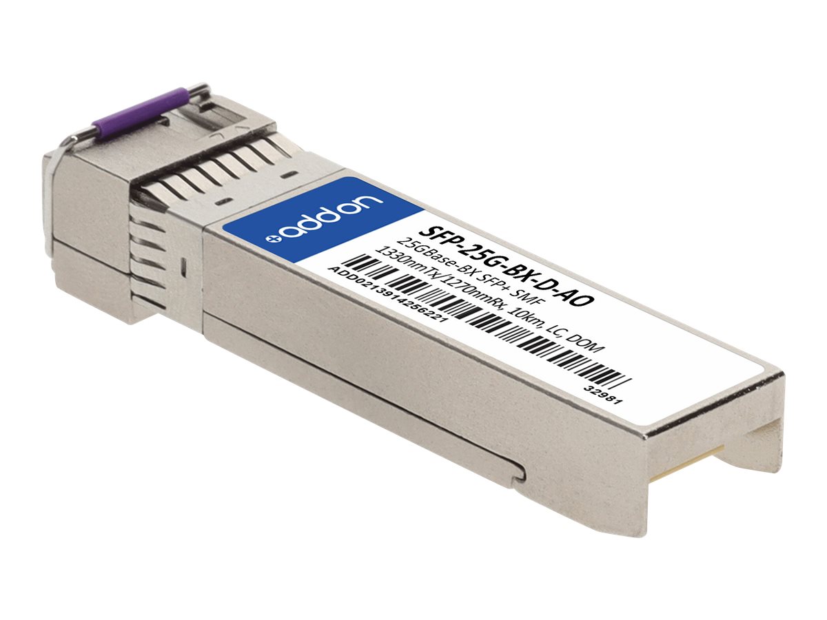 AddOn - SFP28 transceiver module (equivalent to: Cisco SFP-25G-BX-D)