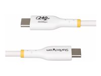 StarTech 1m USB C Charging Cable, USB-IF Certified USB-C Cable, 240W - USB-C cable - USB-C to USB-C - 1 m